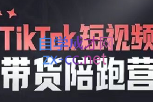 海外电商学院·TikTok短视频带货陪跑营，价值6800元