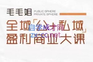 毛毛姐·全域盈利商业大课（西安线下）