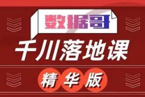 数据哥·千川落地课精华版