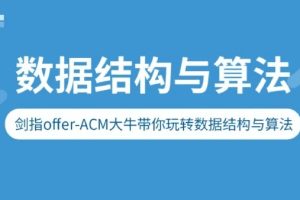 图灵学院：剑指Offer-ACM大牛带你玩转数据结构与算法