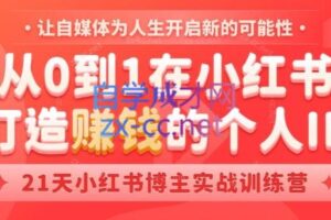 芳Sir·从0到1在小红书打造赚钱的个人IP（第四期）