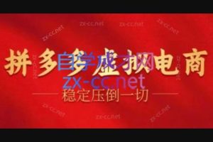 新侠笔记·拼多多虚拟电商项目（8节课）