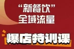 唐小唐·新餐饮全域流量爆店特训课+高盈利菜单产品规划（两套）
