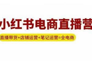 申铭老师·小红书电商直播营