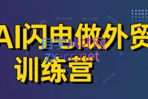 大卫·AI闪电做外贸训练营（更新3月）