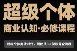 胡兵·2025年超级个体商业认知觉醒视频课