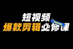 谢大狮·短视频爆款剪辑必修课