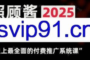 照顾酱·2025淘系推广系统课