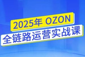 景阳老师·2025年OZON全链路运营实战课(更新)