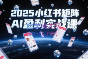 小卒·2025小红书店铺群极速盈利实操课（更新5月）