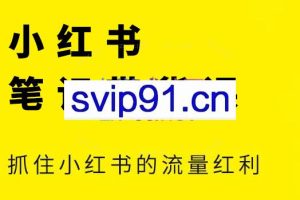 张宾·小红书笔记带货课（更新6月）