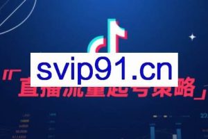 尼采老师·直播流量起号实战课