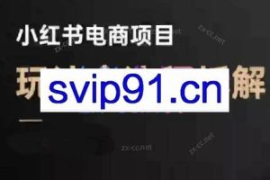 菲菲老师·小红书电商玩法（更新9月）