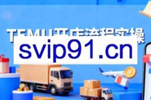 小凡老师·TEMU开店从0到1全流程实操课